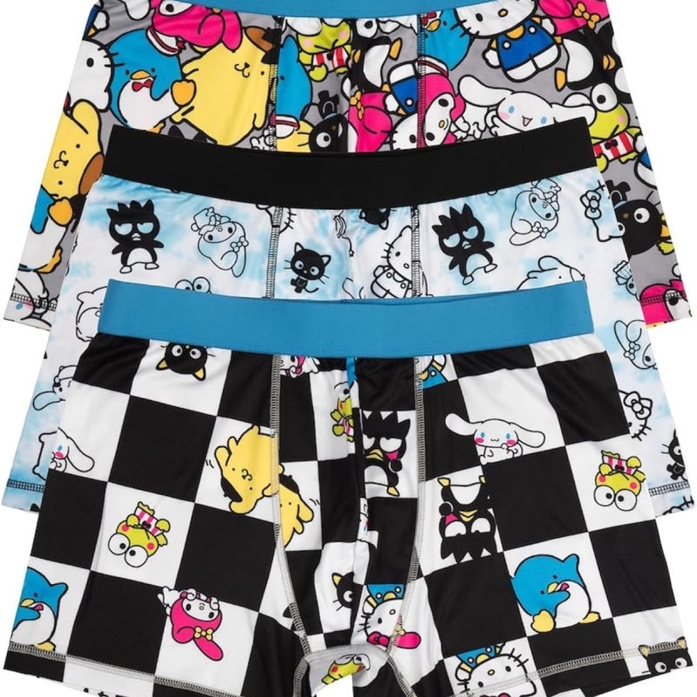 Sanrio Multicolor Boxer Briefs Set